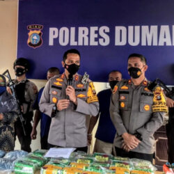 Polres Dumai Gagalkan Penyelundupan 23 Kg Sabu dan 19.937 Butir Ekstasi yang Dikendalikan Napi dari Sumatera Utara