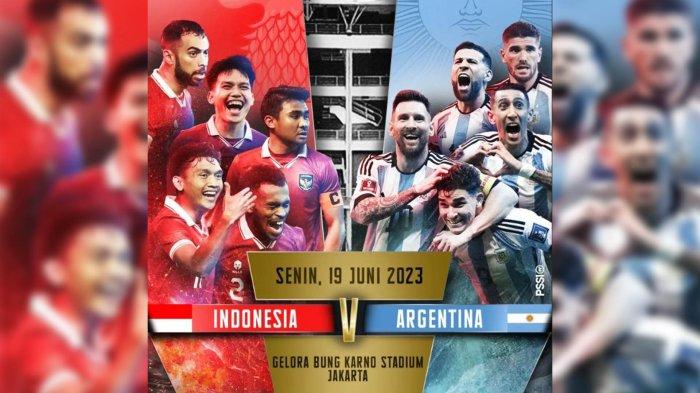 Link Live Streaming Timnas Indonesia vs Argentina, Pertandingan ini akan berlangsung di Stadion Utama Gelora Bung Karno, meskipun Argentina tidak akan diperkuat oleh Angel Di Maria