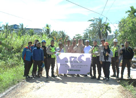 Apical dan Masyarakat di Kelurahan Lubuk Gaung Kecamatan Sungai Sembilan Adakan Bakti Sosial